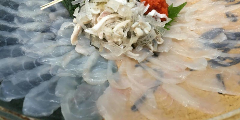 ふぐコース＋トラ河豚のみ使用