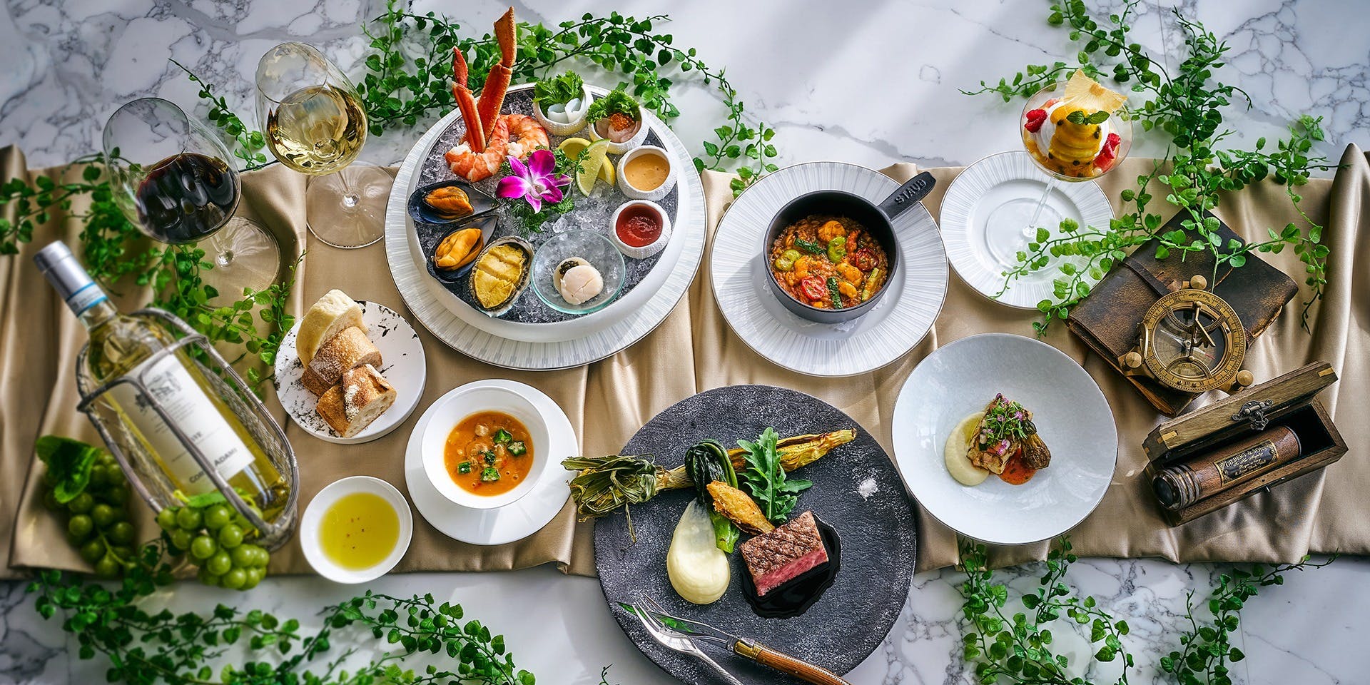 Ocean Milano -Seafood & Roast Beef-／ヒルトン横浜 シャンパン付き
