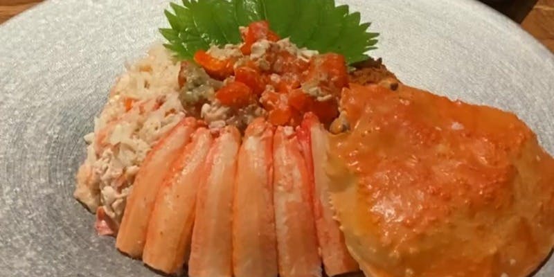 期間限定　せこがに御膳