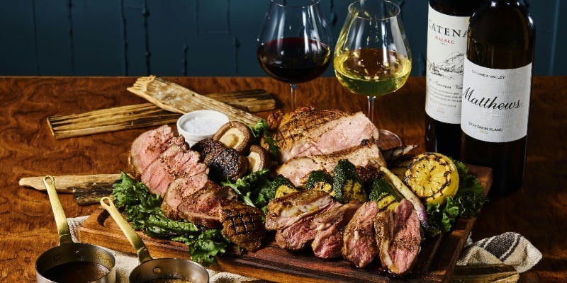 【飲み放題つきディナーコース】＜肉盛りプレートコース＞4名様以上限定　3時間飲み放題付き