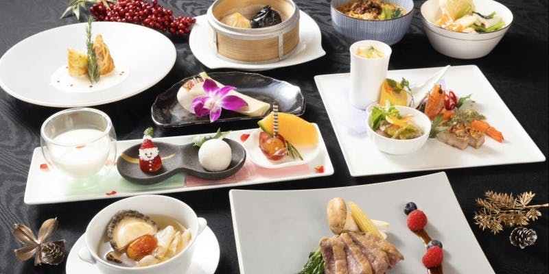 ＜ディナーのみ＞【蓮花的聖夜晩餐】～蓮花で彩る聖夜。山海の幸を味わう贅沢晩餐～ウェルカムドリンク付き