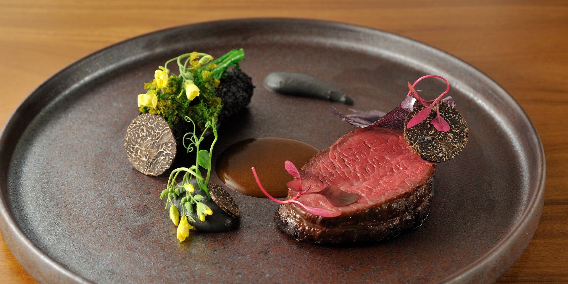 フランス料理 無花果 金木犀 ビーツ 胡麻 山椒 ライチ #練馬グルメ#大泉学園