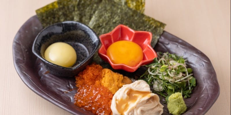 痛風玉子や名物ロースかつすき焼きご飯含む全10品「痛風割烹コース」6,700円