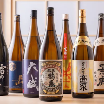 全国各地から厳選した日本酒をご用意しております