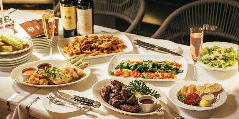 【2025秋季のAプラン】飲み放題付！前菜3種、季節のスープ、熟成フィレミニョンステーキ等