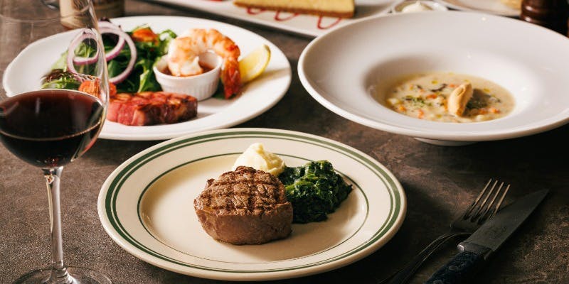 【2025秋季のBプラン】飲み放題付！キャビア、本日のスープ、サーフ＆ターフダブルメインプラン