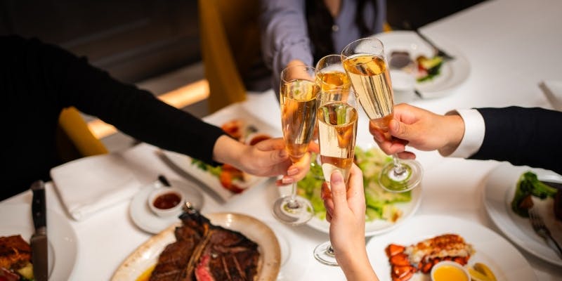 【2025秋季のCプラン】飲み放題付！前菜3種、季節のスープ、USDA PRIMEポーターハウス熟成Tboneステーキ等