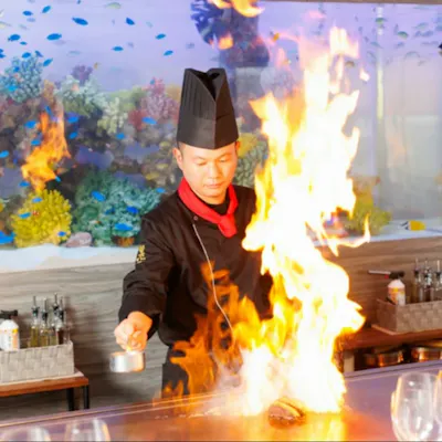 素材を活かした鉄板焼きが誘う、贅沢な時間