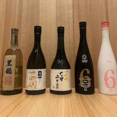日本酒80種以上、季節ごとにラインナップが変わる厳選日本酒