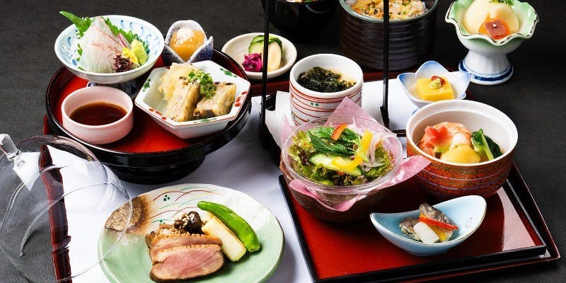 【12月】「みやま御膳」炙り鴨ロースと茸の柚子醤油焼き、下仁田葱の天麩羅など　おすすめ和食膳