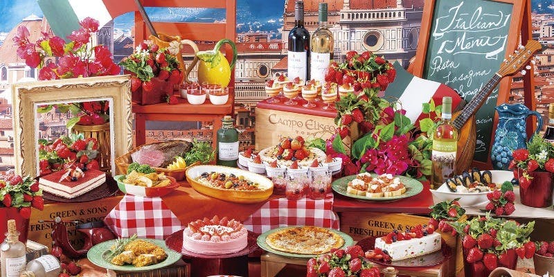 【1月～3月】心躍るイタリアの美食×ストロベリースイーツ（平日限定／105分制）