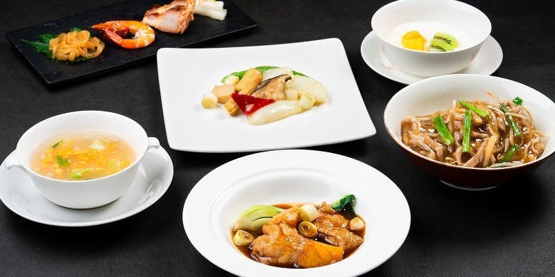 【11・12月】ランチ「水仙」イカのマスタード炒め、細切り豚肉とニラのあんかけ焼きそばなど全6品