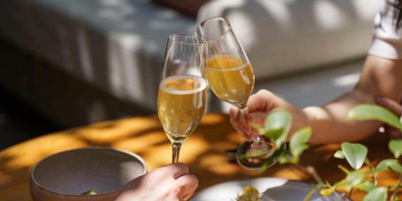 【記念日・誕生日に】おまかせランチコース＋グラスシャンパン＆デザートプレート付