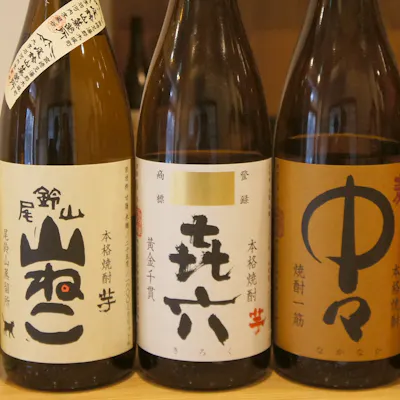 お料理に合わせた日本酒、焼酎をお楽しみ下さい