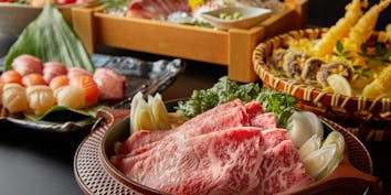 【ご宴会/ご会食】特選黒毛和牛のすき焼きコース　 - 個室居酒屋 番屋 赤坂店