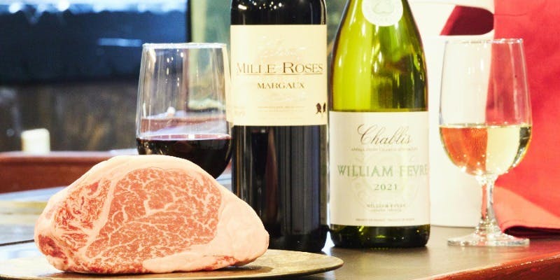 【黒毛和牛サーロインステーキ】鉄板焼き定番のハーフコース全5品（120g）