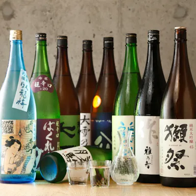 選りすぐりのお料理を色々な銘酒で