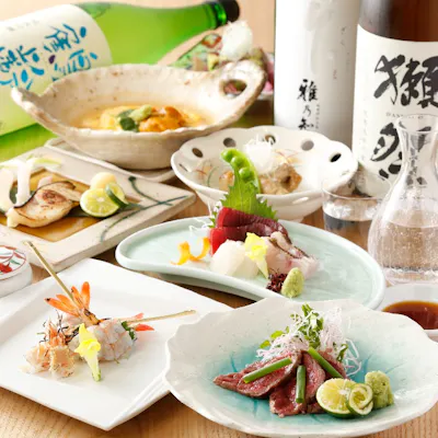 旬のお料理を創作料理で