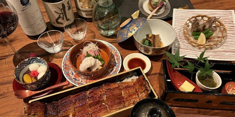 【うなぎ会席「和牛」コース/和牛と旬の味覚を堪能する特別コース/全7品】