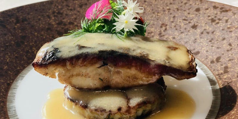 【お昼のコース】オードブル、スープ、メインはお魚、デザートなど全4品 食後のドリンク付