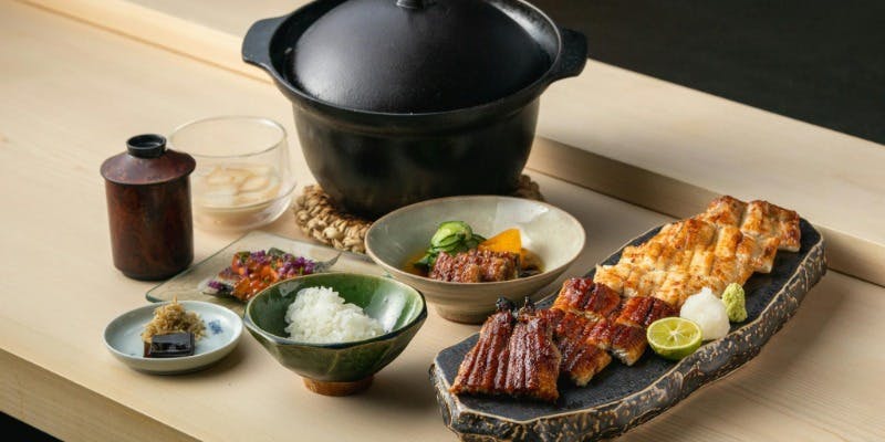 鰻一本長焼き御膳コース