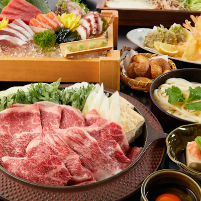 食材にこだわった種類豊富な料理の数々