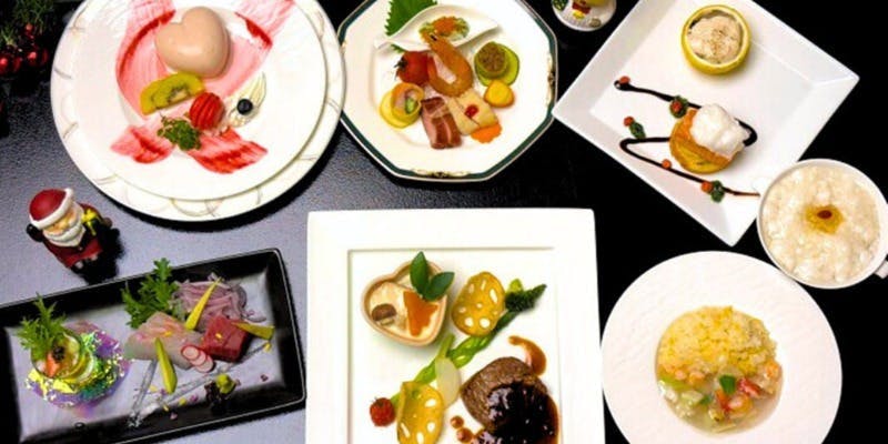 【Xmas2025】ふかひれやズワイ蟹など和洋中折衷コースで・アーリークリスマスディナー（12/1～19）