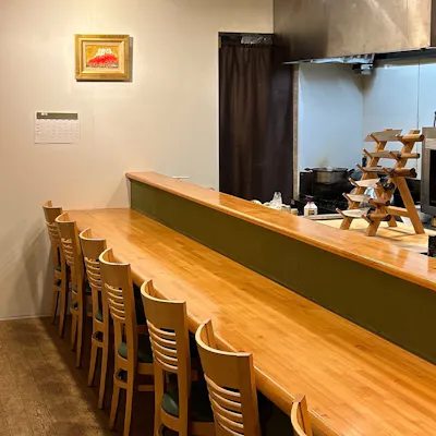 カウンター席での特別なひとときを