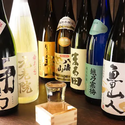 丁寧な手仕事で作られる和食と共に、お酒もお楽しみください