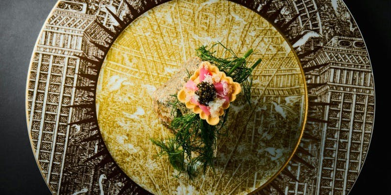 【12月Retour】車海老、鮑、黒毛和牛（100g）のコース