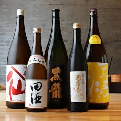 厳選した日本酒もご用意しています