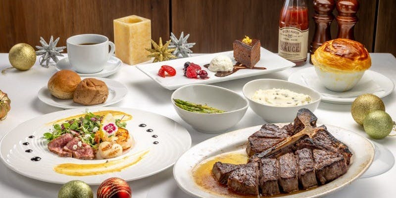 【Dinner】2024 Christmasディナー Tボーンステーキコース（12/21～25）