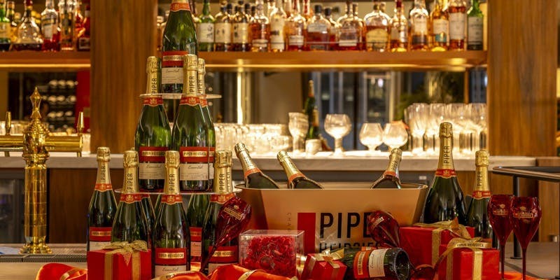 【パイパー・エドシック×Tボーン】シャンパンとUSDAプライムTボーンステーキなど全6品 ＋ボトルシャンパン