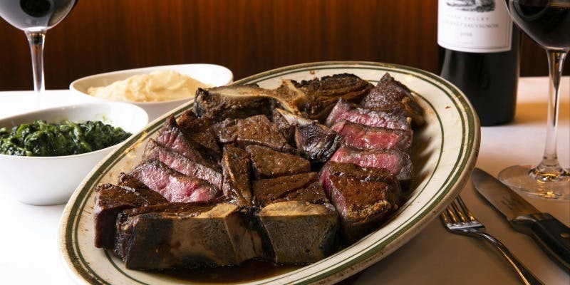 【Tボーンディナーコース】Tボーンステーキ・サラダ・スープ・デザート等全7品 11/1～