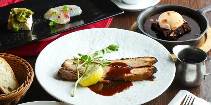 【カジュアルランチコース】デザート含め全6品！＋選べるワンドリンク付