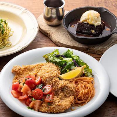 バラエティ豊かなランチ