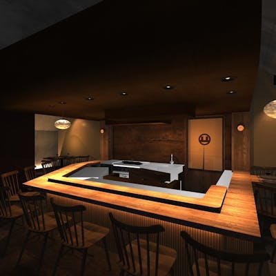 臨場感あふれる店内