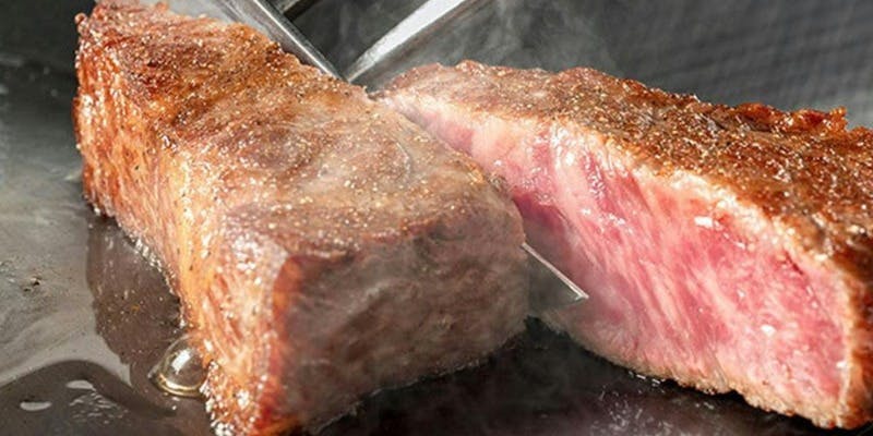 蒼雪 鉄板焼 USHIGAMI「葵～aoi～Course 」＋乾杯シャンパーニュ