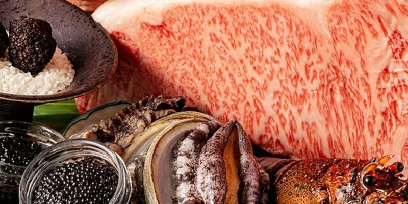 蒼雪 鉄板焼 USHIGAMI「桜～sakura～Course 」＋乾杯シャンパーニュ