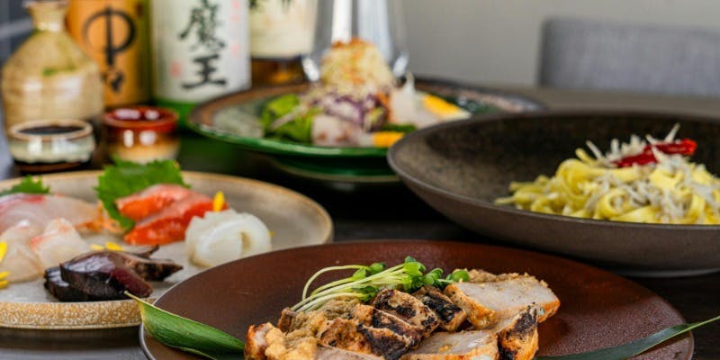 【富来旗ーFURAIKI】お造りや米粉パスタなど宴を楽しむ＋乾杯酒＆2時間飲み放題付き