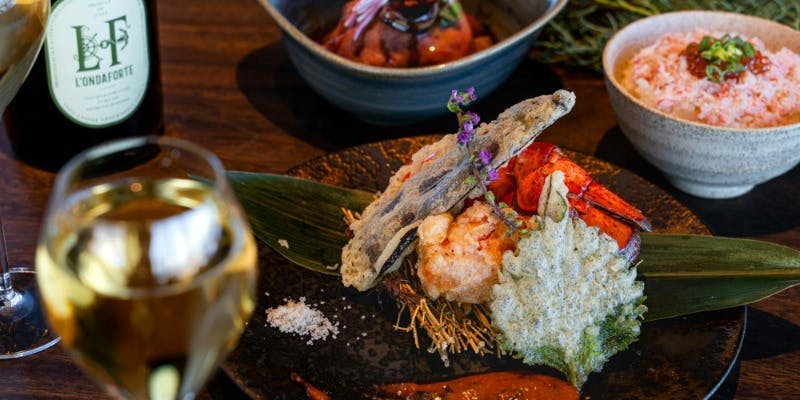 【Xmas2025】聖なる夜を彩る 和の特別ディナーコース全6皿＋乾杯酒（12/20～25限定）