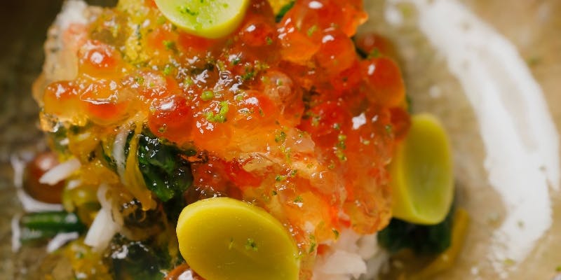 【会席 初音】旬魚味噌幽庵焼きや帆立天婦羅など全9品＋グラスシャンパン付