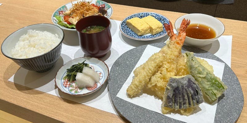 【揚げたて天ぷら定食】