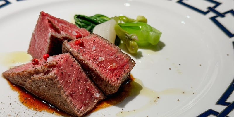 【ランチコース】1ドリンク付、パスタ2種やA5黒毛和牛イチボなど全9品