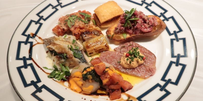 【Lee°プリフィックス】1ドリンク付、前菜盛り合わせや選べるパスタなど全5品