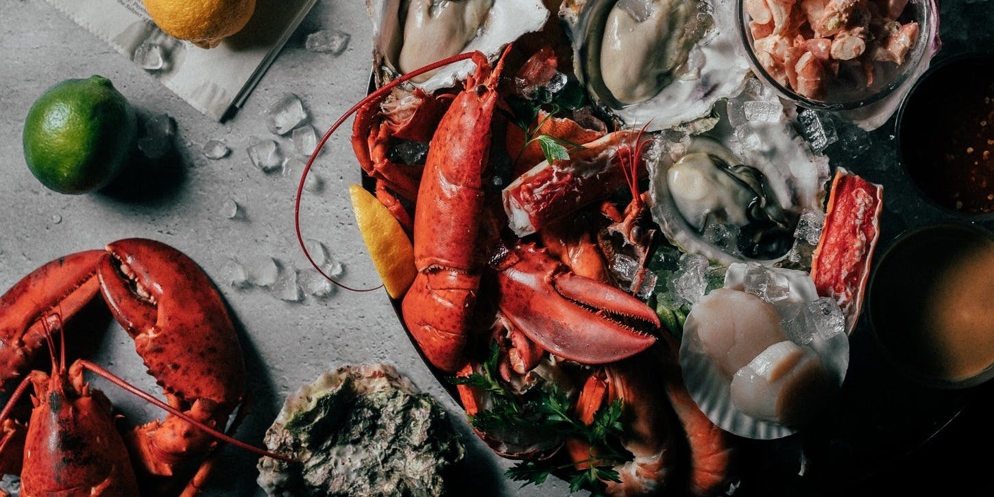 Re : Wharf 【ディナーフルコース】Re Wharf特製サラダ、迫力満点な