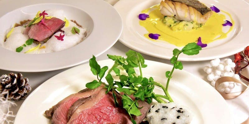 【Xmas2025】Wメインの全5品～クリスマスディナー～