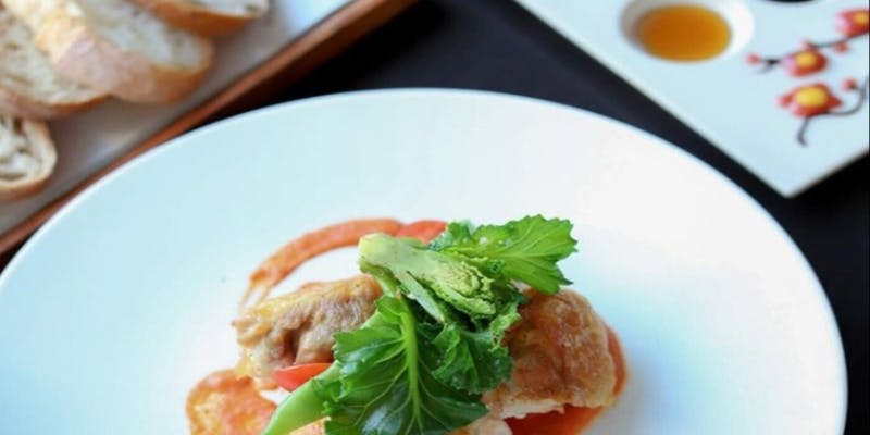 LUNCHショートコース＜メインが選べる＞自家製粉パン食べ放題＆6種のディップ付き