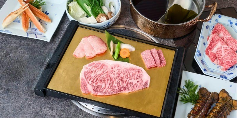 【12/1～1/3】期間限定10％OFF【月の宴】　焼肉＆すきやき食べ放題　飲み放題付き120分