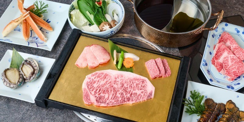 ランチタイム限定【月の宴】焼肉とすきやき食べ放題　飲み放題付き120分